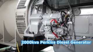 Λύση ισχύος Perkins Diesel Generator 2000kva