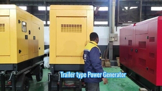 Τύπος τρέιλερ Diesel Generator Power Solution