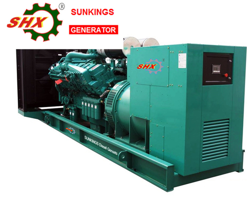 60hz 6.3kv 1000KW Cummins γεννήτριες ανοιχτού τύπου