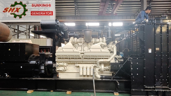 2MW γεννήτριες 4.16kv Cummins Genset υψηλής τάσης diesel