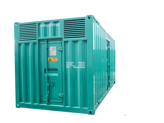 Soundproof εφεδρικός ενιαίος φέρων Cummins diesel σταθμός παραγωγής ηλεκτρικού ρεύματος γεννητριών 2MW